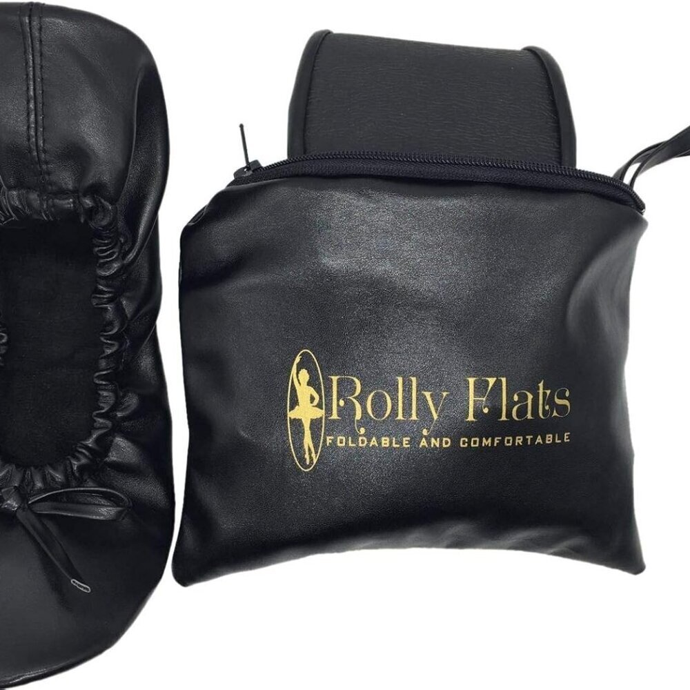 Women's Foldable Flats Rubber Shoes for Travel Weddings and Events